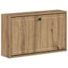 vidaXL Seinale kinnitatav jalan&otilde;ude kapp EDE 71 x 17 x 43 cm Tehispuit