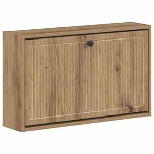 vidaXL Seinale kinnitatav jalan&otilde;ude kapp EDE 71 x 17 x 43 cm Tehispuit