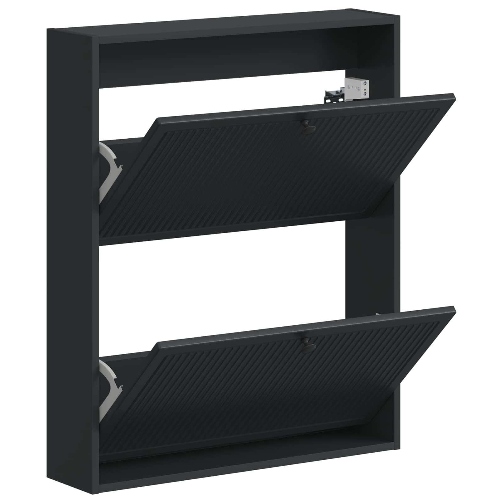 Wandgemonteerde Schoenkast EDE 71 x 17 x 86 cm Bewerkt hout image 2