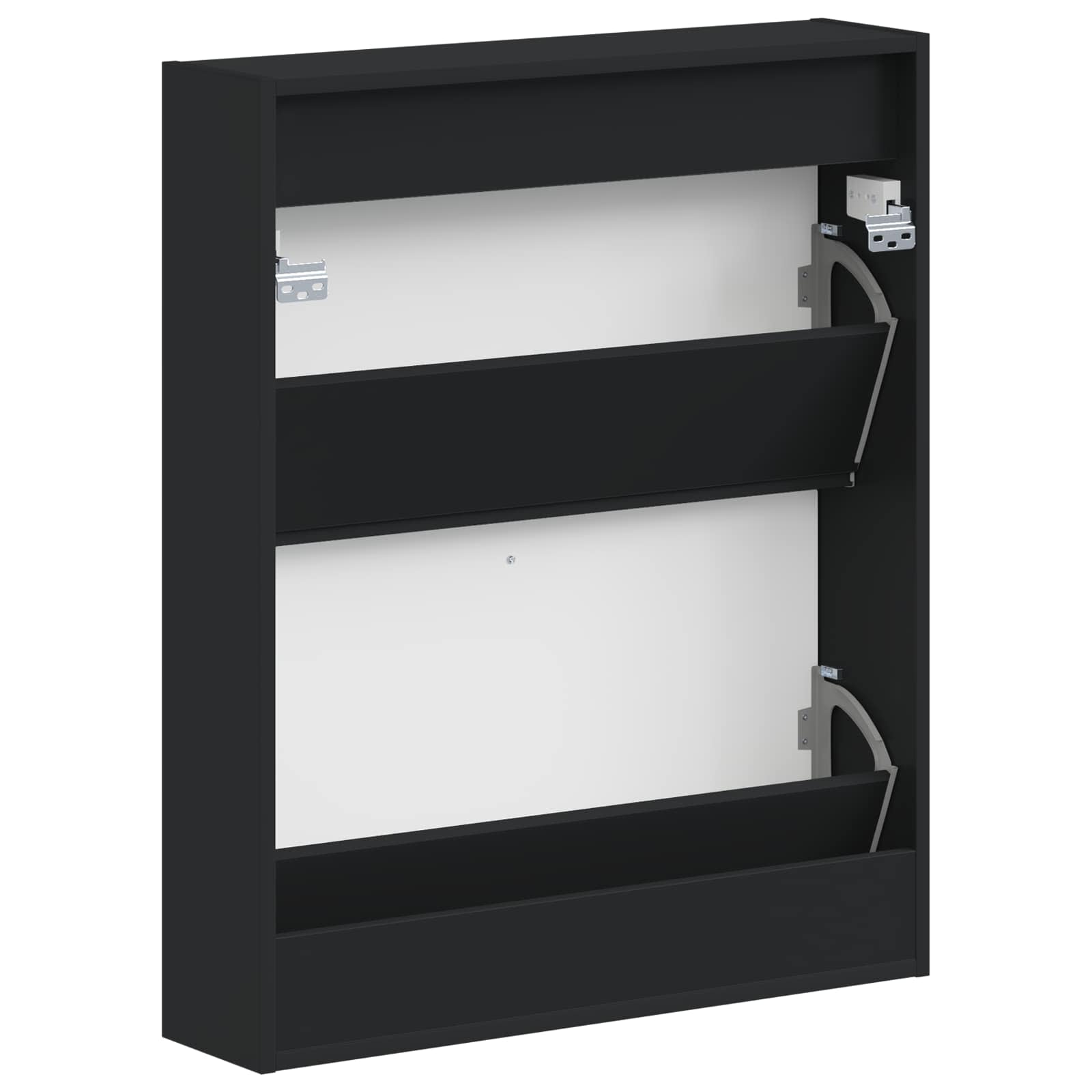 Wandgemonteerde Schoenkast EDE 71 x 17 x 86 cm Bewerkt hout image 5