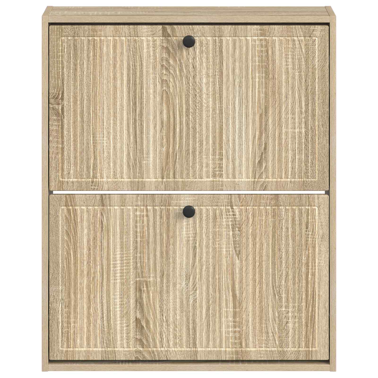 Wandgemonteerde Schoenkast EDE 71 x 17 x 86 cm Bewerkt hout image 3