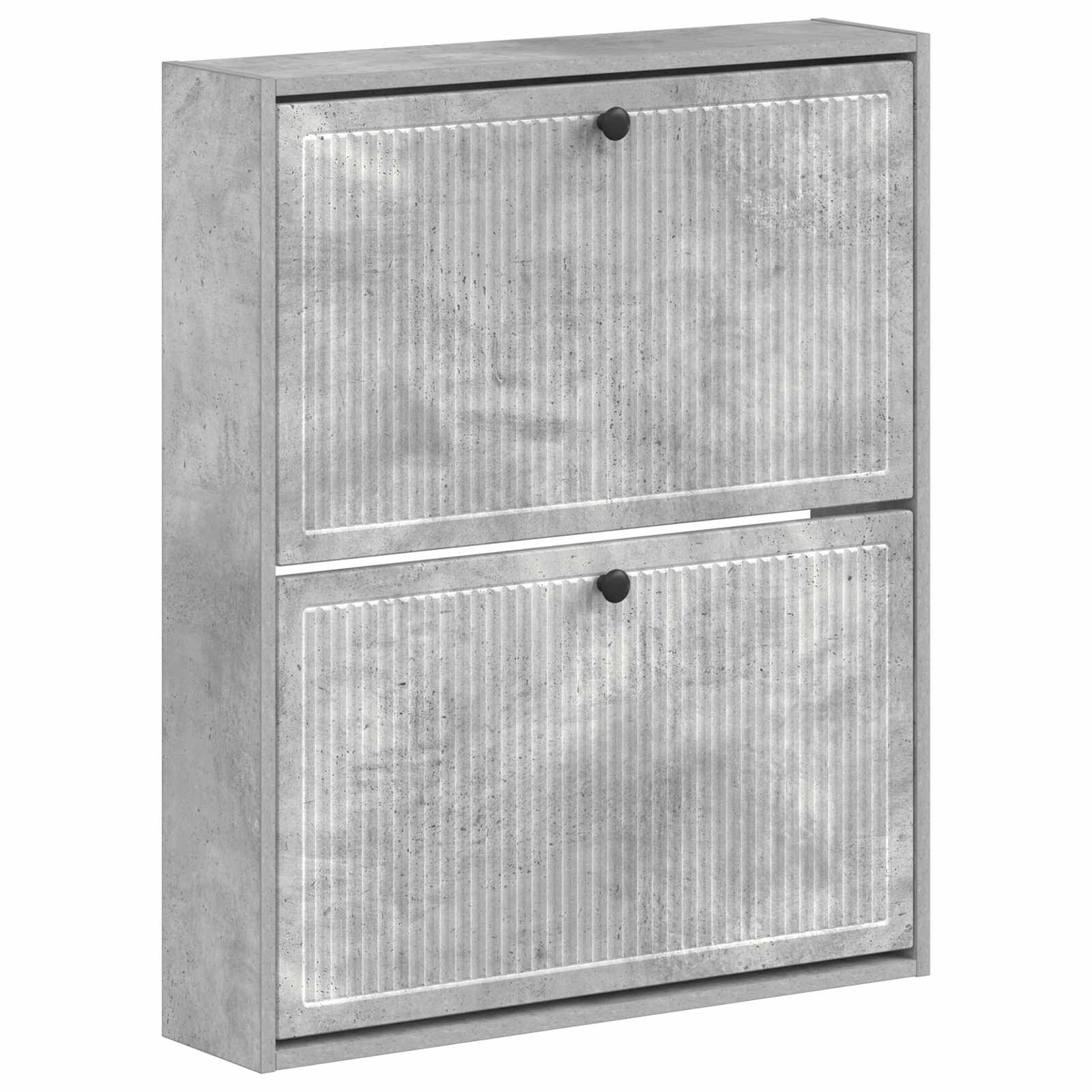 Wandgemonteerde Schoenkast EDE 71 x 17 x 86 cm Bewerkt hout image 1