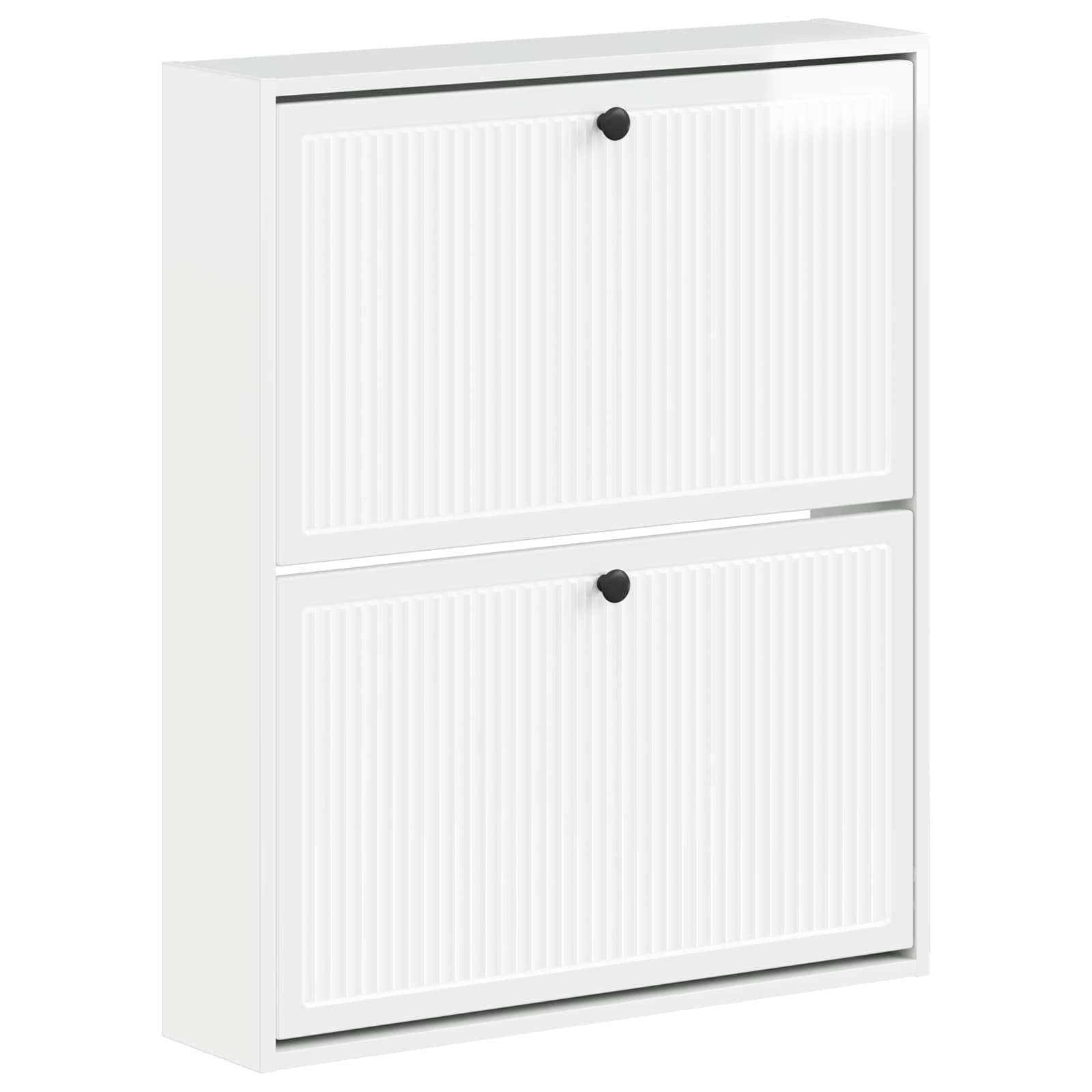 Wandgemonteerde Schoenkast EDE 71 x 17 x 86 cm Bewerkt hout image 1