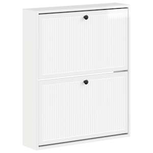vidaXL Seinale kinnitatav jalan&otilde;ude kapp EDE 71 x 17 x 86 cm Tehispuit