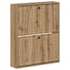 vidaXL Seinale kinnitatav jalan&otilde;ude kapp EDE 71 x 17 x 86 cm Tehispuit