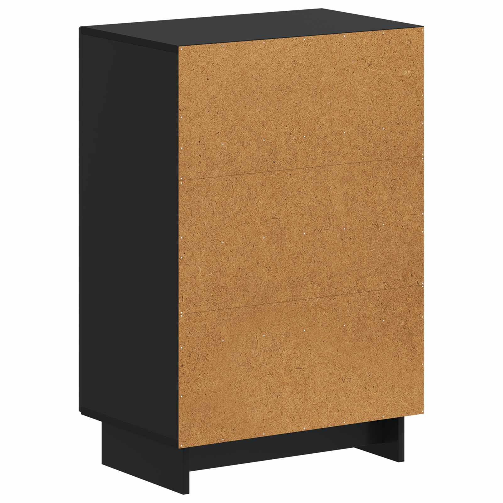 Schoenenkast EDE 59,5 x 39,5 x 90 cm Bewerkt hout Zwart image 5