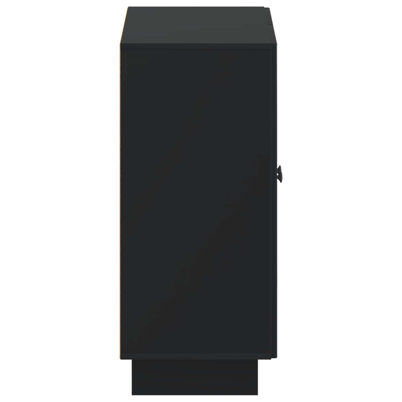 Schoenenkast EDE 59,5 x 39,5 x 90 cm Bewerkt hout Zwart image 4