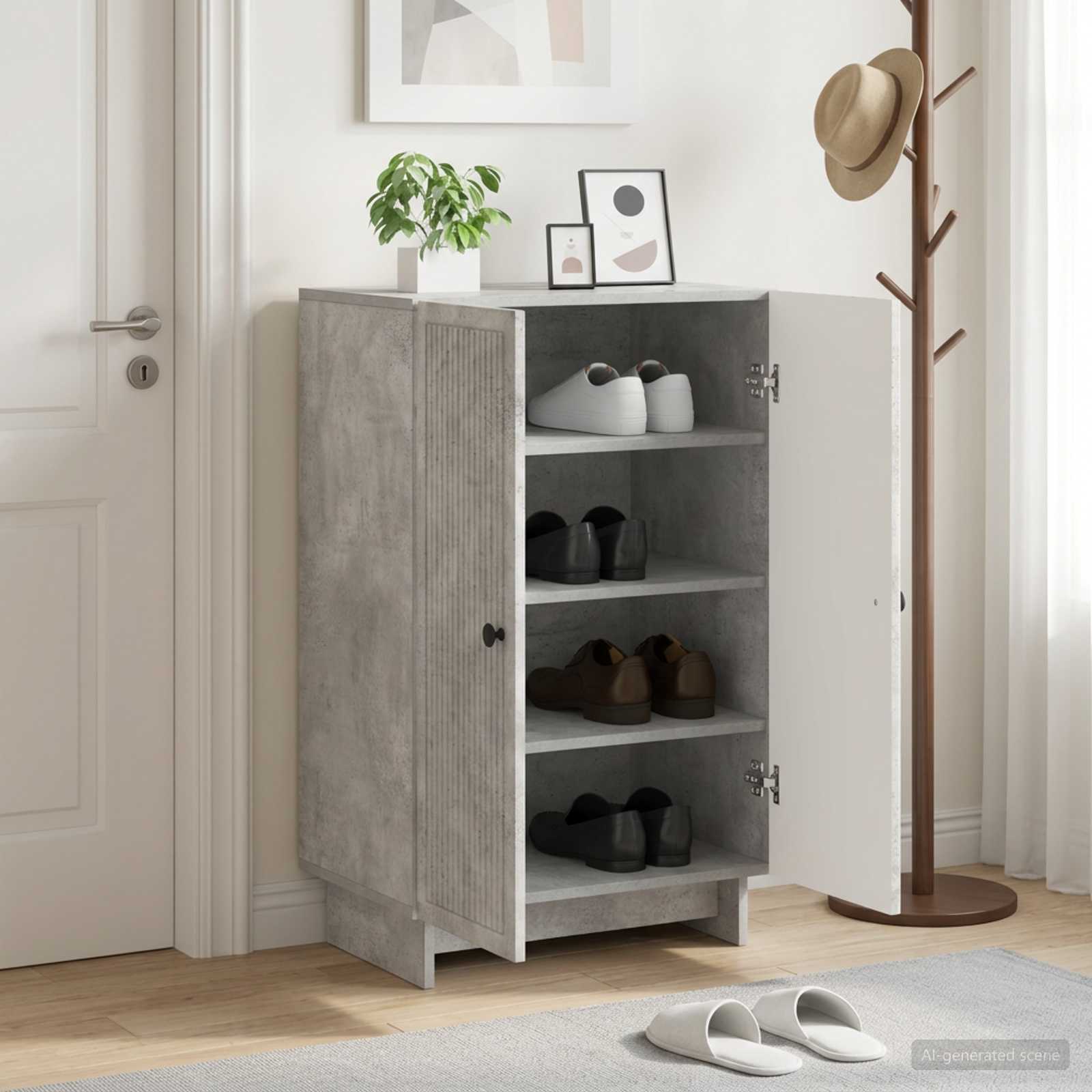 Omara za čevlje EDE 59,5 x 39,5 x 90 cm Inženirski les