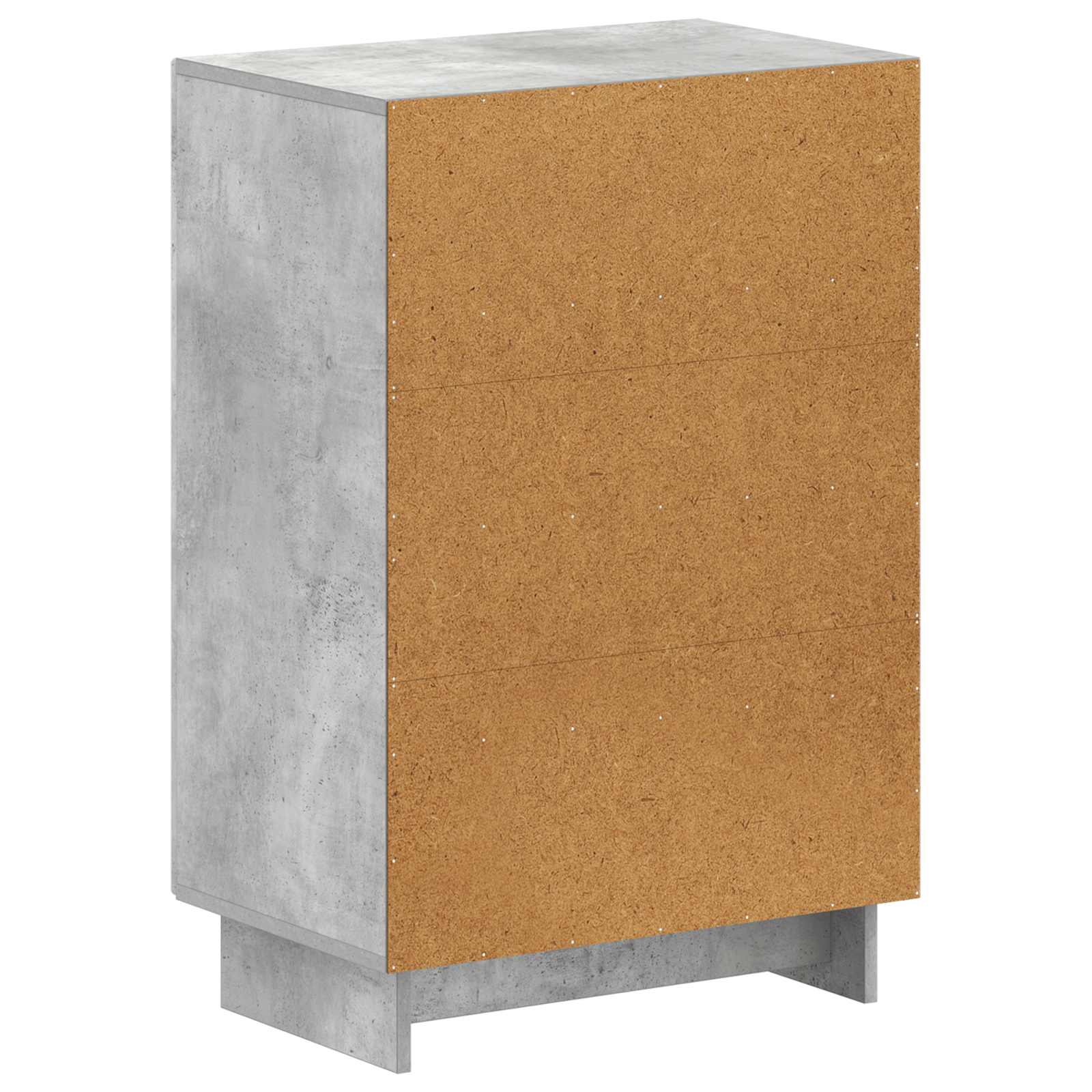 Schoenenkast EDE 59,5 x 39,5 x 90 cm Bewerkt hout Betongrijs image 5