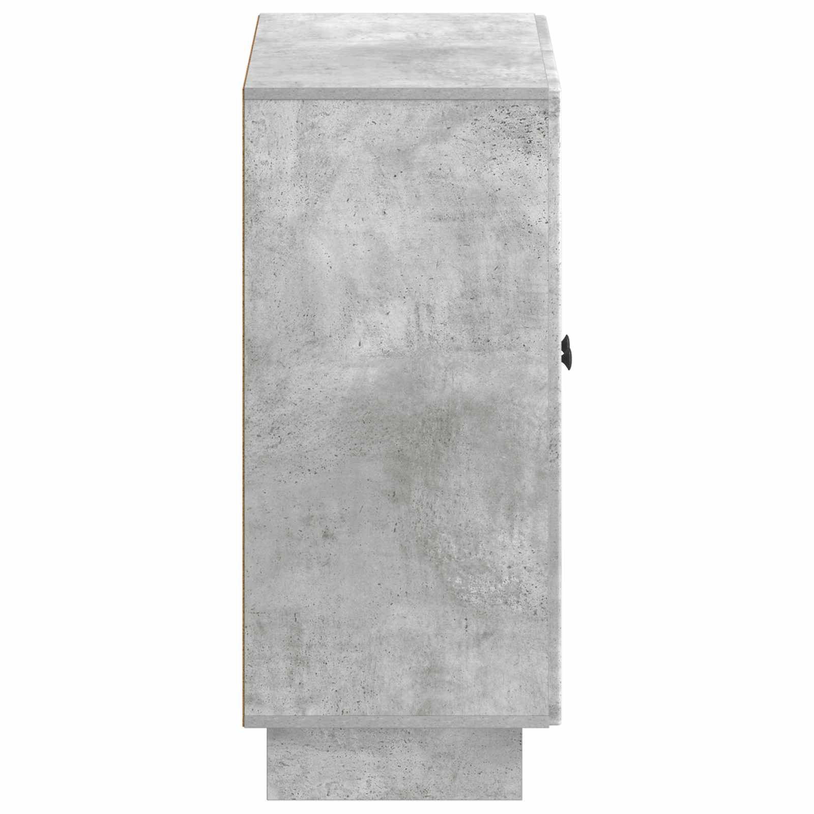 Schoenenkast EDE 59,5 x 39,5 x 90 cm Bewerkt hout Betongrijs image 4