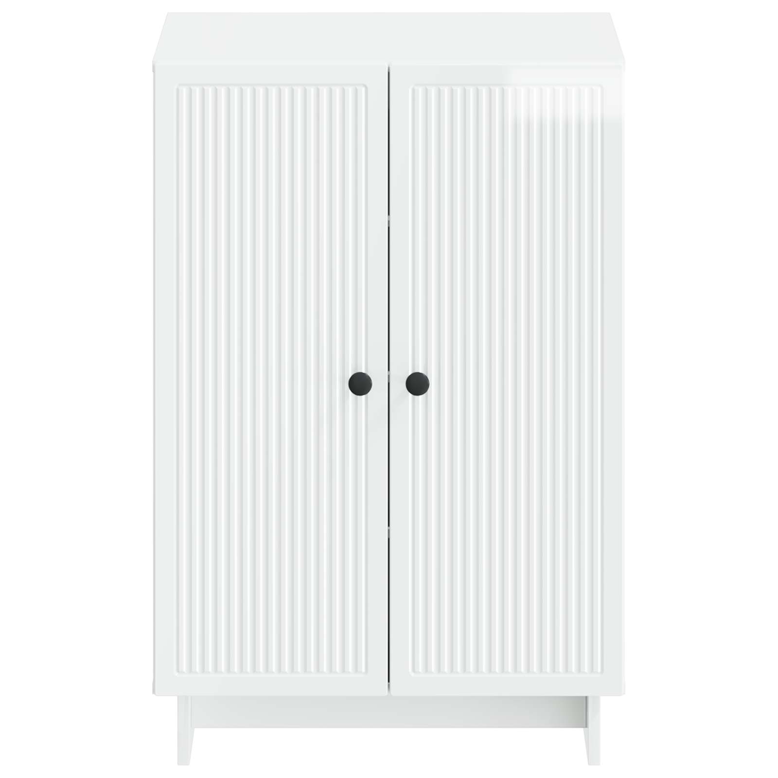 Schoenenkast EDE 59,5 x 39,5 x 90 cm Bewerkt hout Hoogglans Wit image 3