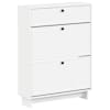 vidaXL Kinga kapp EDE 78 x 24 x 103 cm Tehispuit Valge