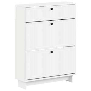 vidaXL Kinga kapp EDE 78 x 24 x 103 cm Tehispuit Valge