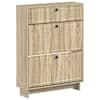 vidaXL Kinga kapp EDE 78 x 24 x 103 cm Tehispuit Sonoma tamm