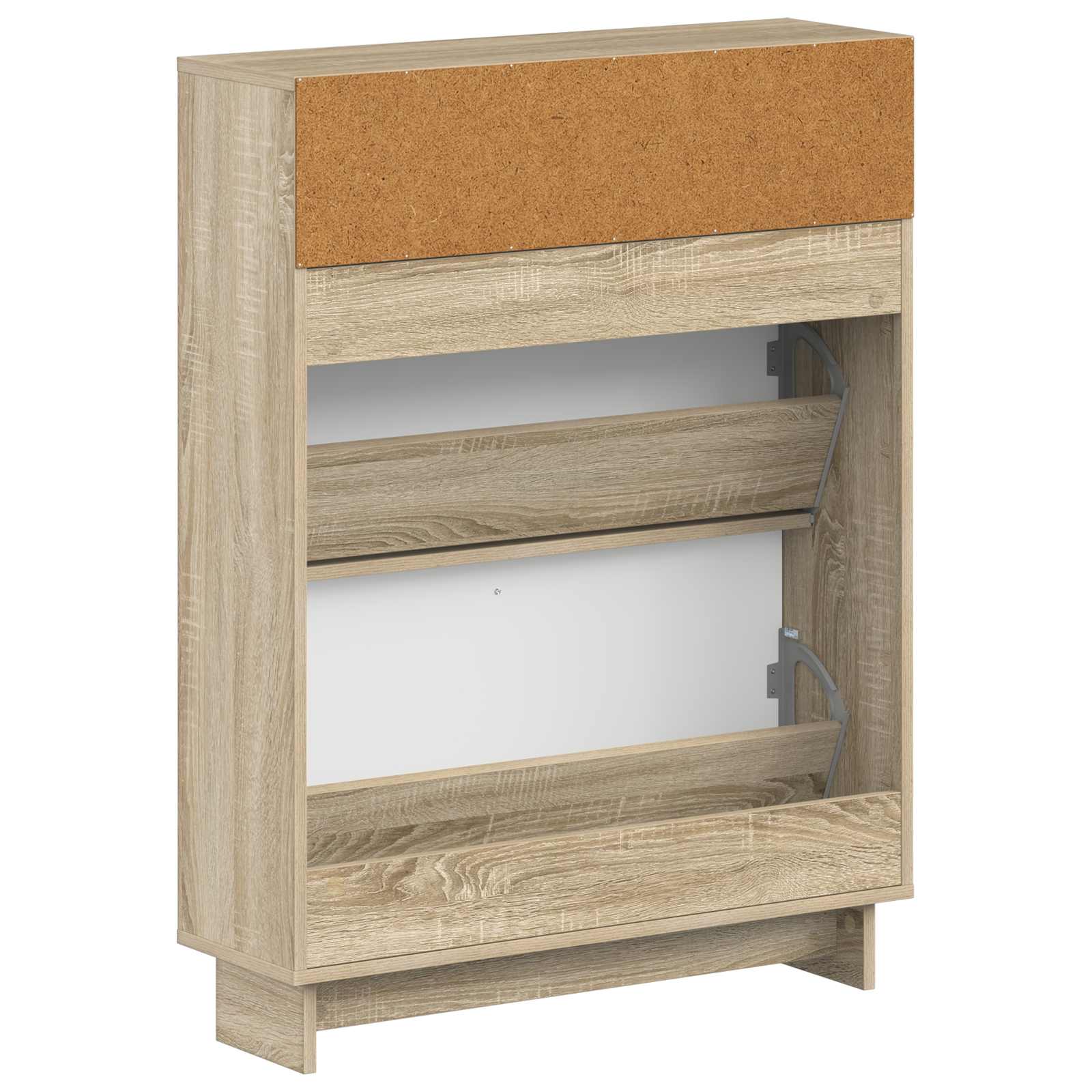 Schoenenkast EDE 78 x 24 x 103 cm Bewerkt hout Sonoma Eiken image 5