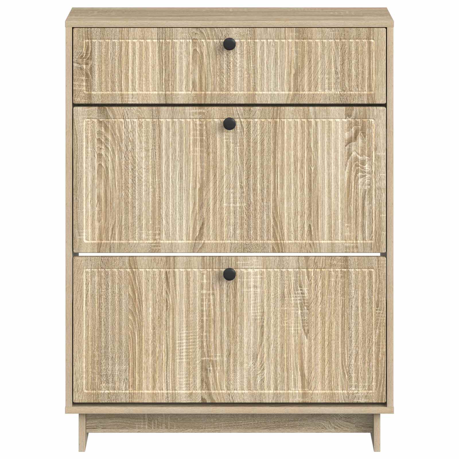 Schoenenkast EDE 78 x 24 x 103 cm Bewerkt hout Sonoma Eiken image 3