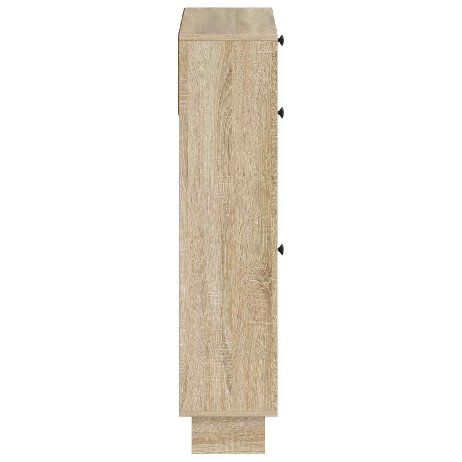 Schoenenkast EDE 78 x 24 x 103 cm Bewerkt hout Sonoma Eiken image 4