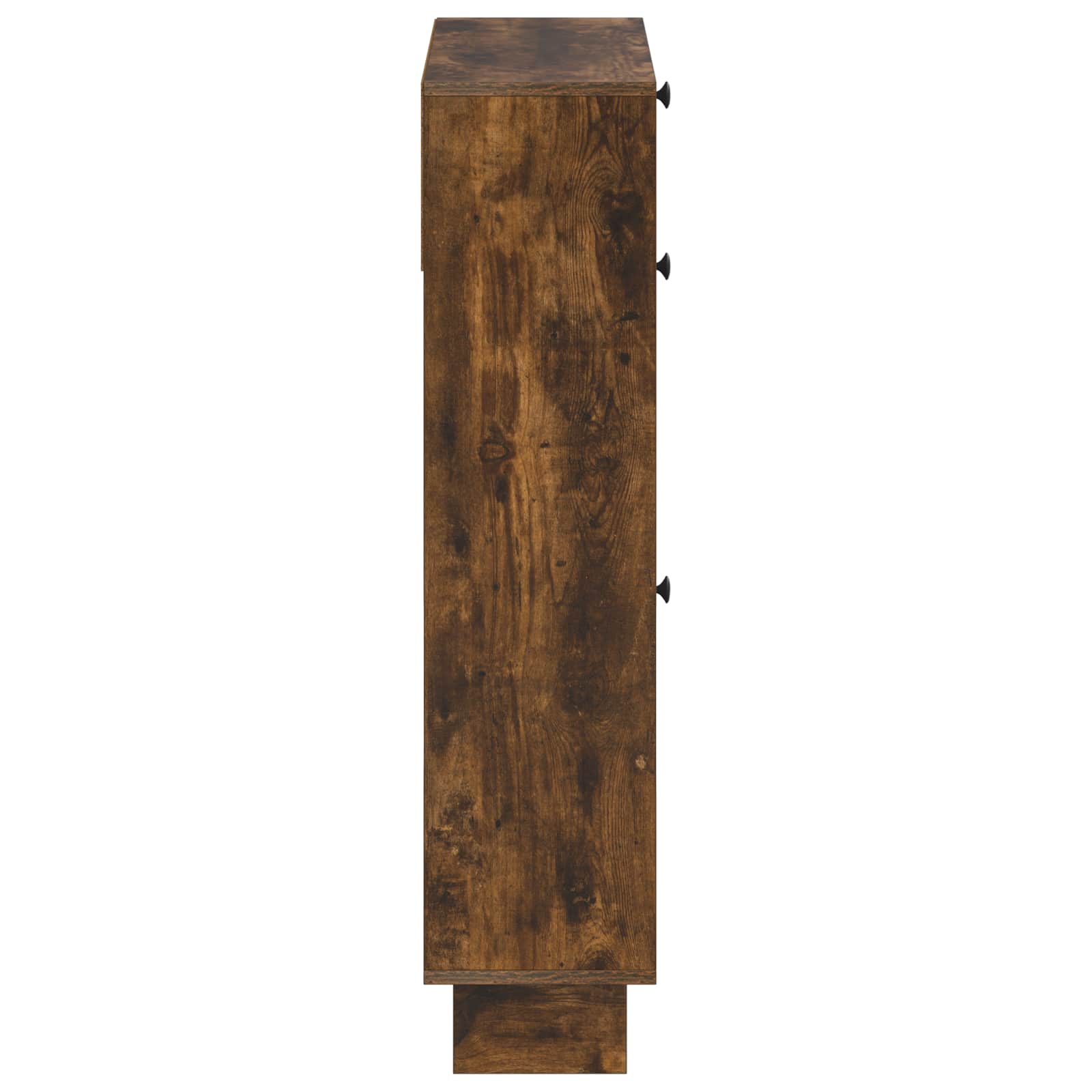 Schoenenkast EDE 78 x 24 x 103 cm Bewerkt hout Gerookt eiken image 4