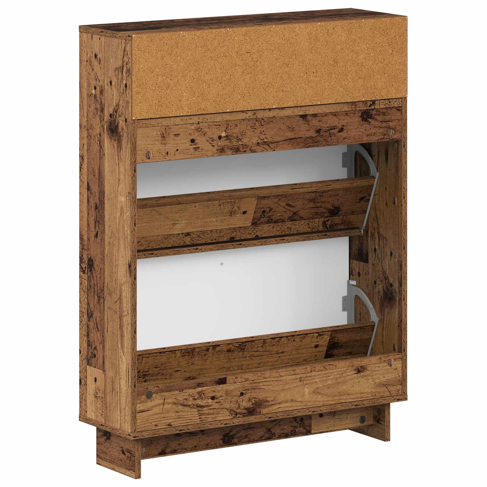Schoenenkast EDE 78 x 24 x 103 cm Bewerkt hout Oud hout image 5