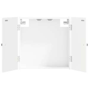 vidaXL Dartboardi kapp EDE Valge 52,5 x 10,5 x 53,5 cm Tehispuit