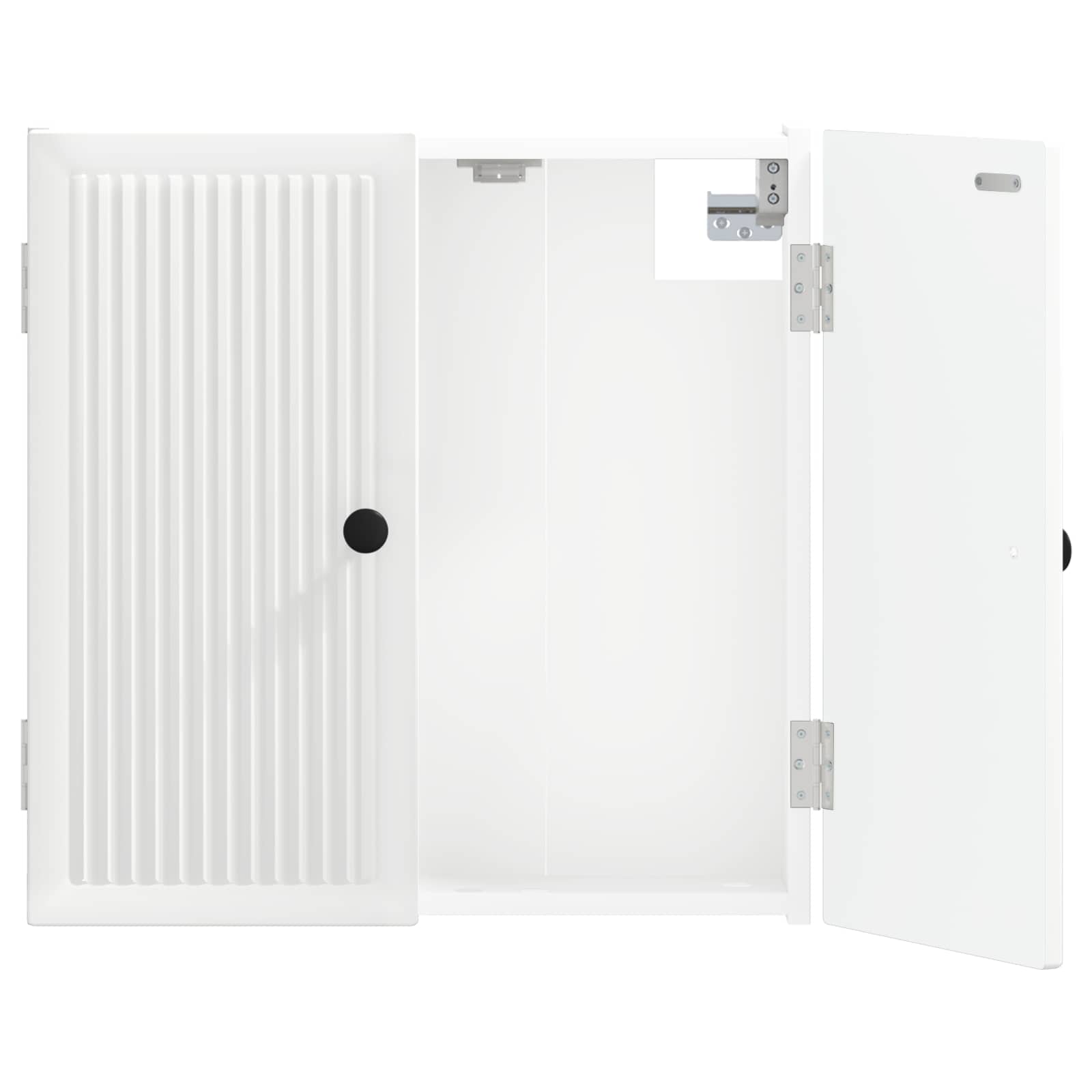 vidaXL Skříň na terče EDE Bílá 52,5 x 10,5 x 53,5 cm Kompozitní dřevo