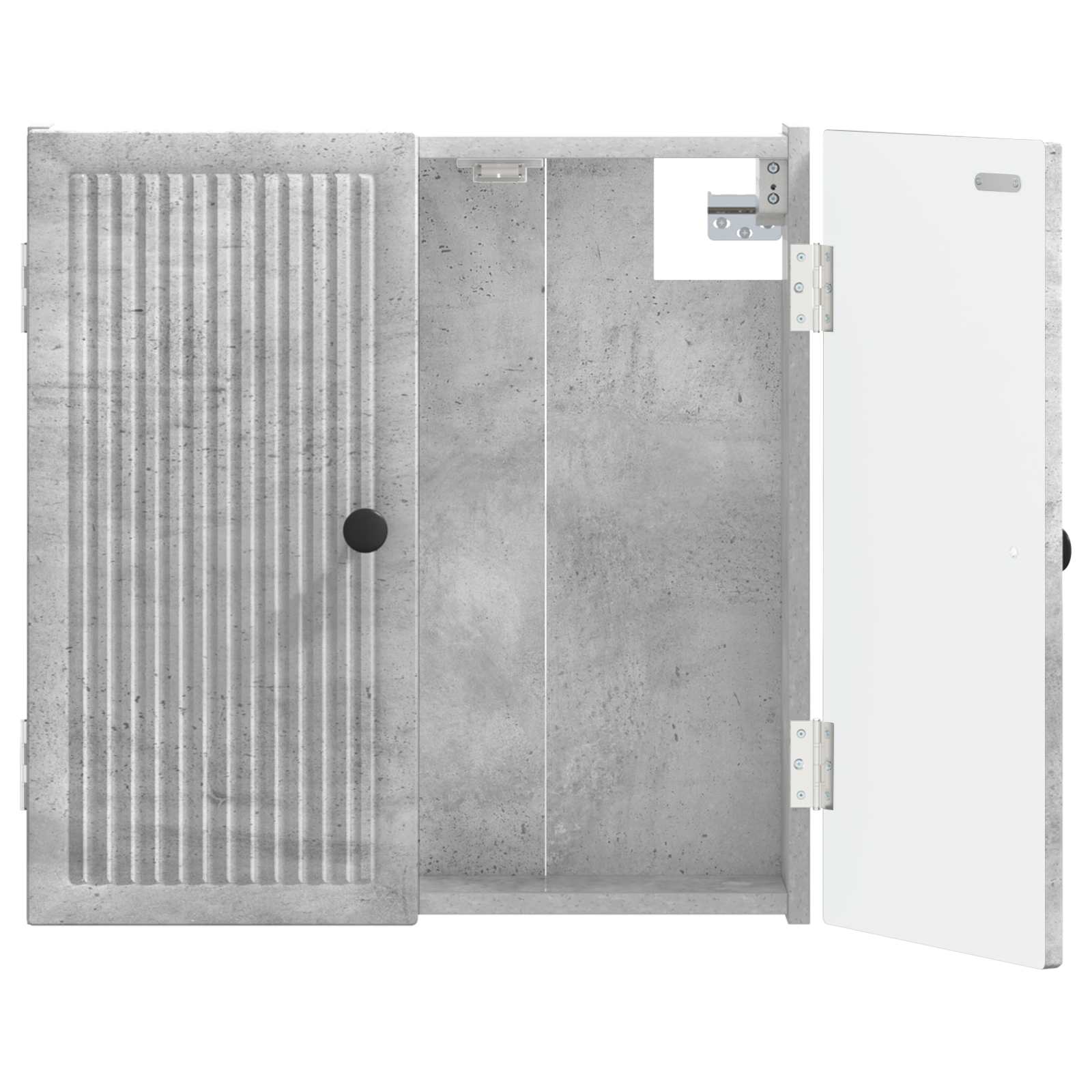vidaXL Skříň na terče EDE Betonově šedá 52,5 x 10,5 x 53,5 cm