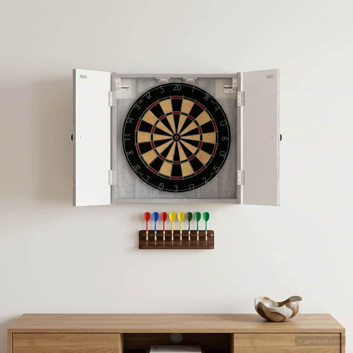 Dartboard Skab BREDA 52,5 x 10,5 x 53,5 cm