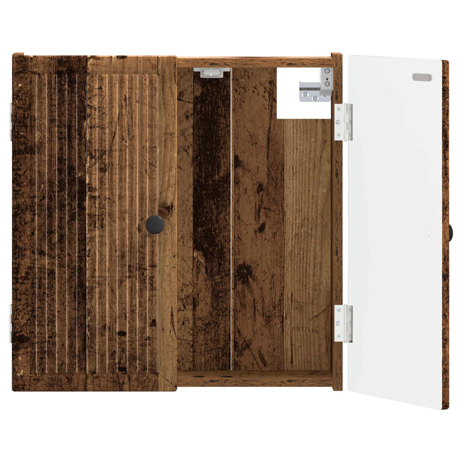 vidaXL Skříň na terče EDE Staré dřevo 52,5 x 10,5 x 53,5 cm