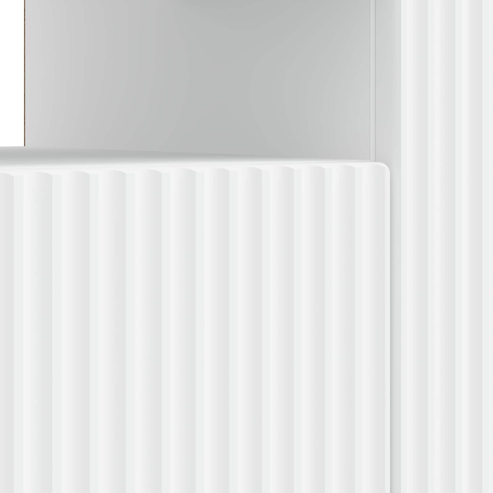 LED TV-kaappi valkoinen Tekninen puu - Image 7