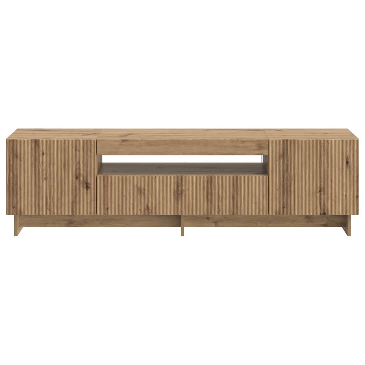 LED TV-skab EDE 153 x 35 x 43 cm Konstrueret træ - Billede 6