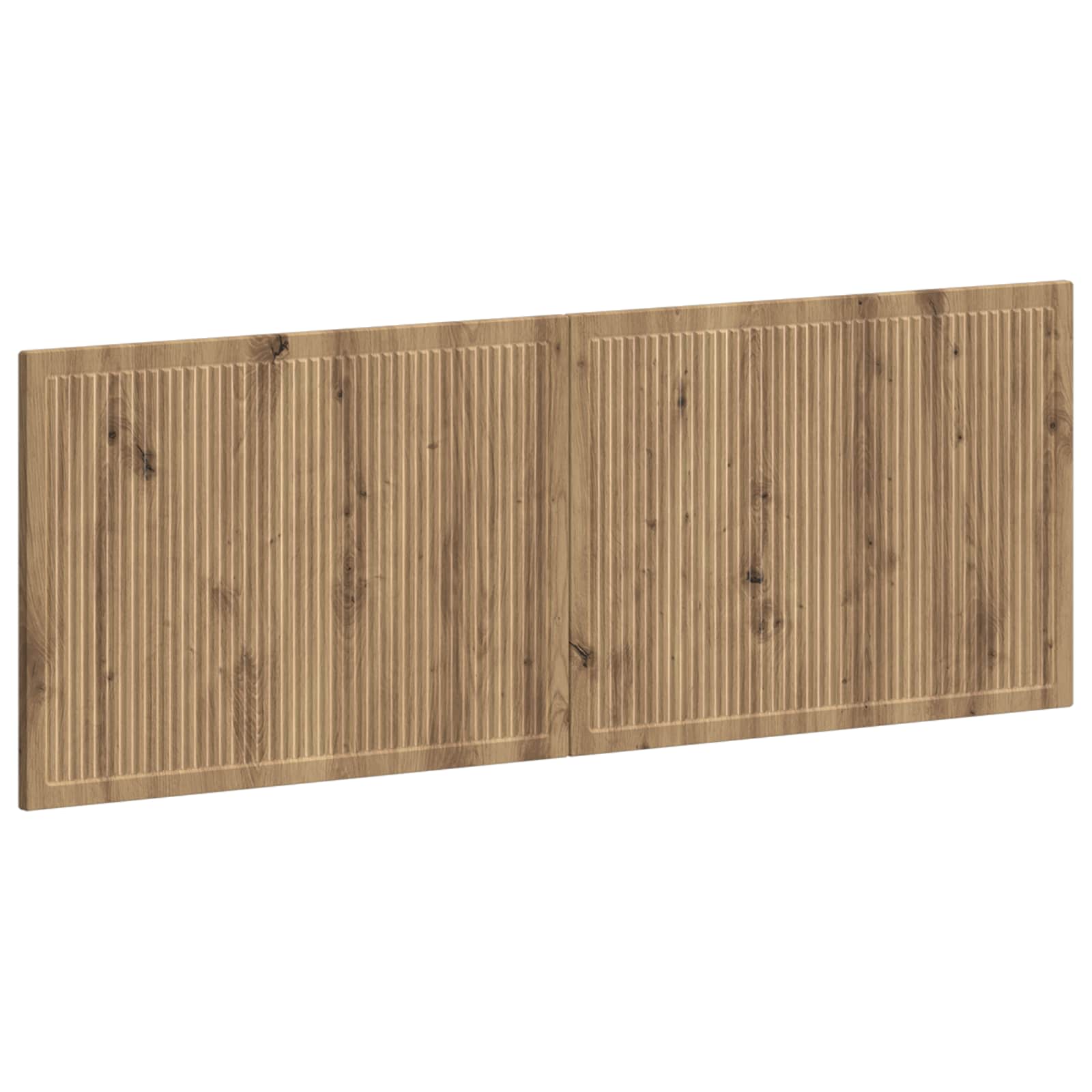 Wandgemonteerd Hoofdeinde EDE Artisanaal eiken Bewerkt hout – afbeelding 1