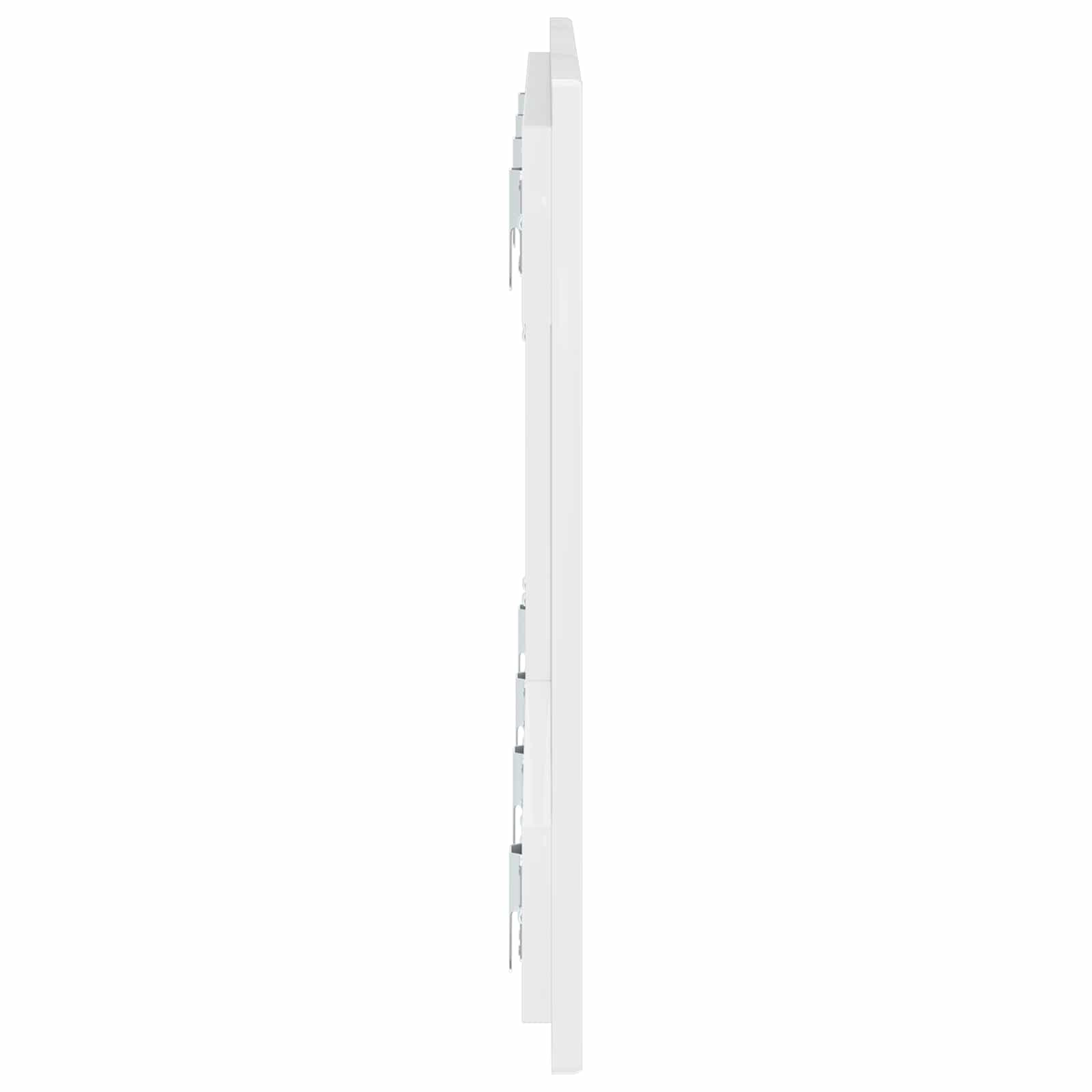 Seinälle asennettava pääty EDE Korkeakiiltoinen valkoinen - Image 3