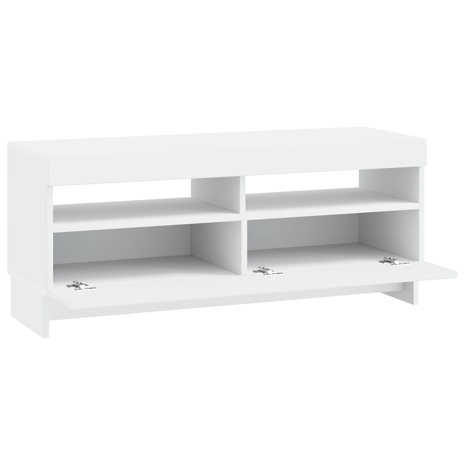 LED TV-kaappi valkoinen Tekninen puu - Image 3
