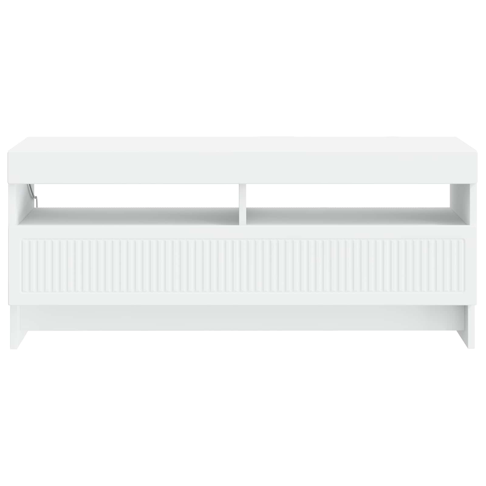 LED TV-kaappi valkoinen Tekninen puu - Image 4