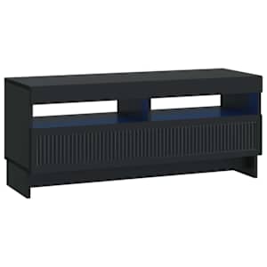 vidaXL LED TV kapp EDE 100 x 35 x 43 cm Must Tehispuit