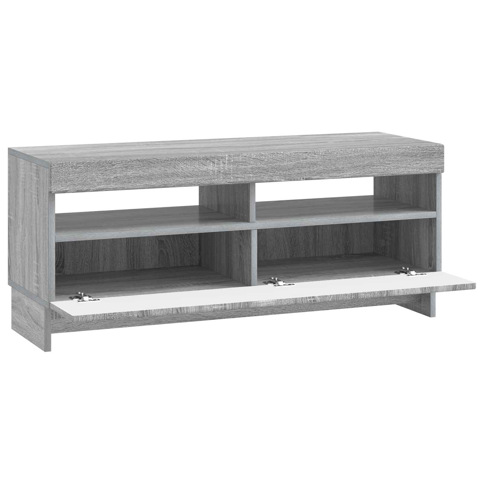 LED TV-kaappi Harmaa Sonoma Tekninen puu - Image 3