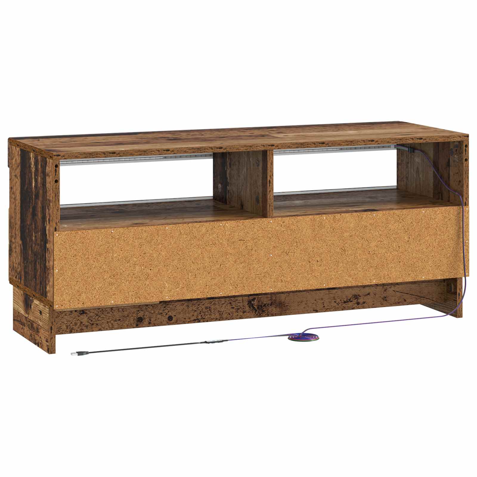 LED TV-kaappi Vanha puu Tekninen puu - Image 6