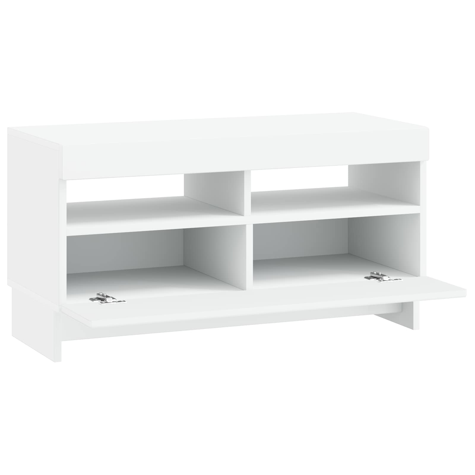 LED TV-kaappi valkoinen Tekninen puu - Image 3