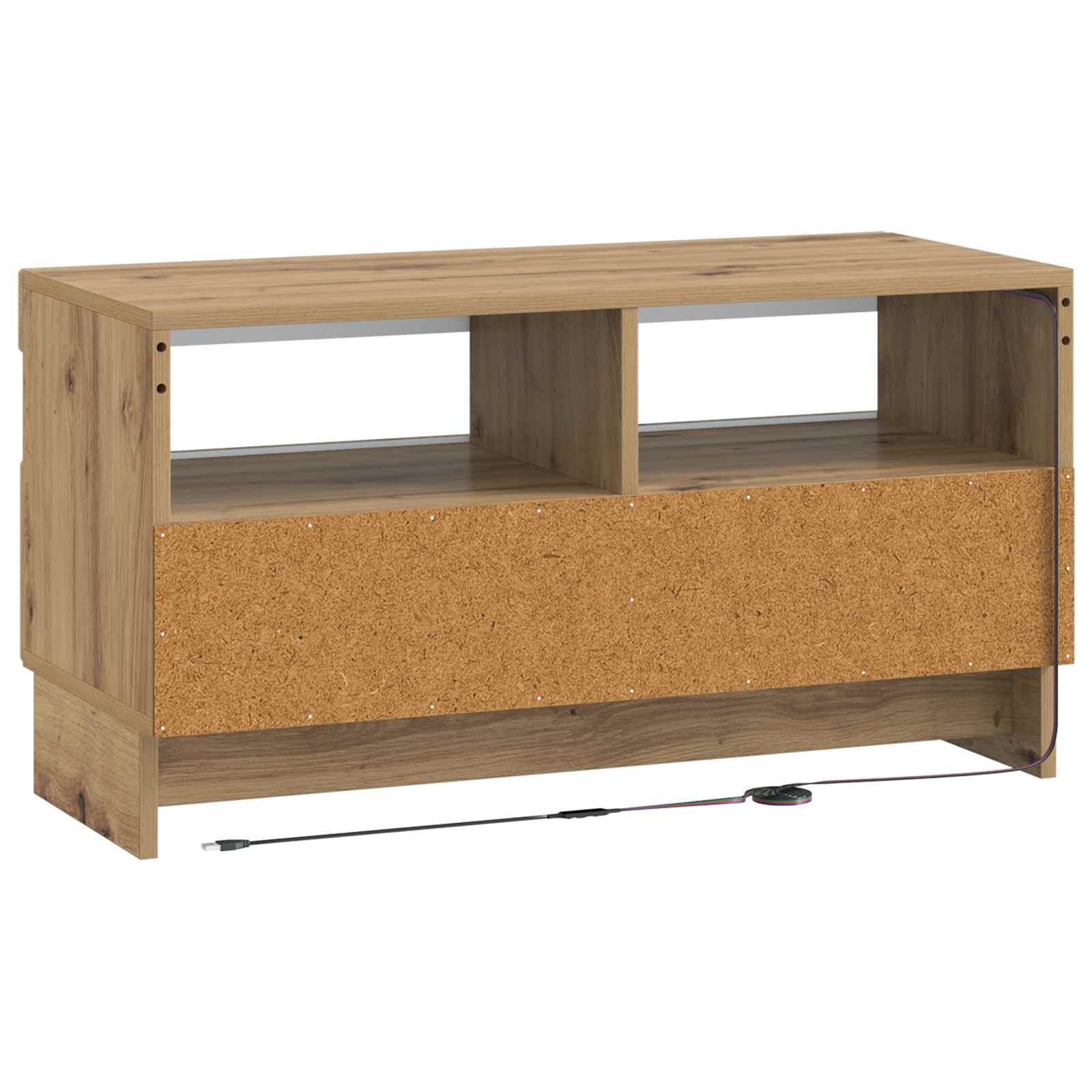 LED TV-kaappi Artisaanitammi Tekninen puu - Image 6