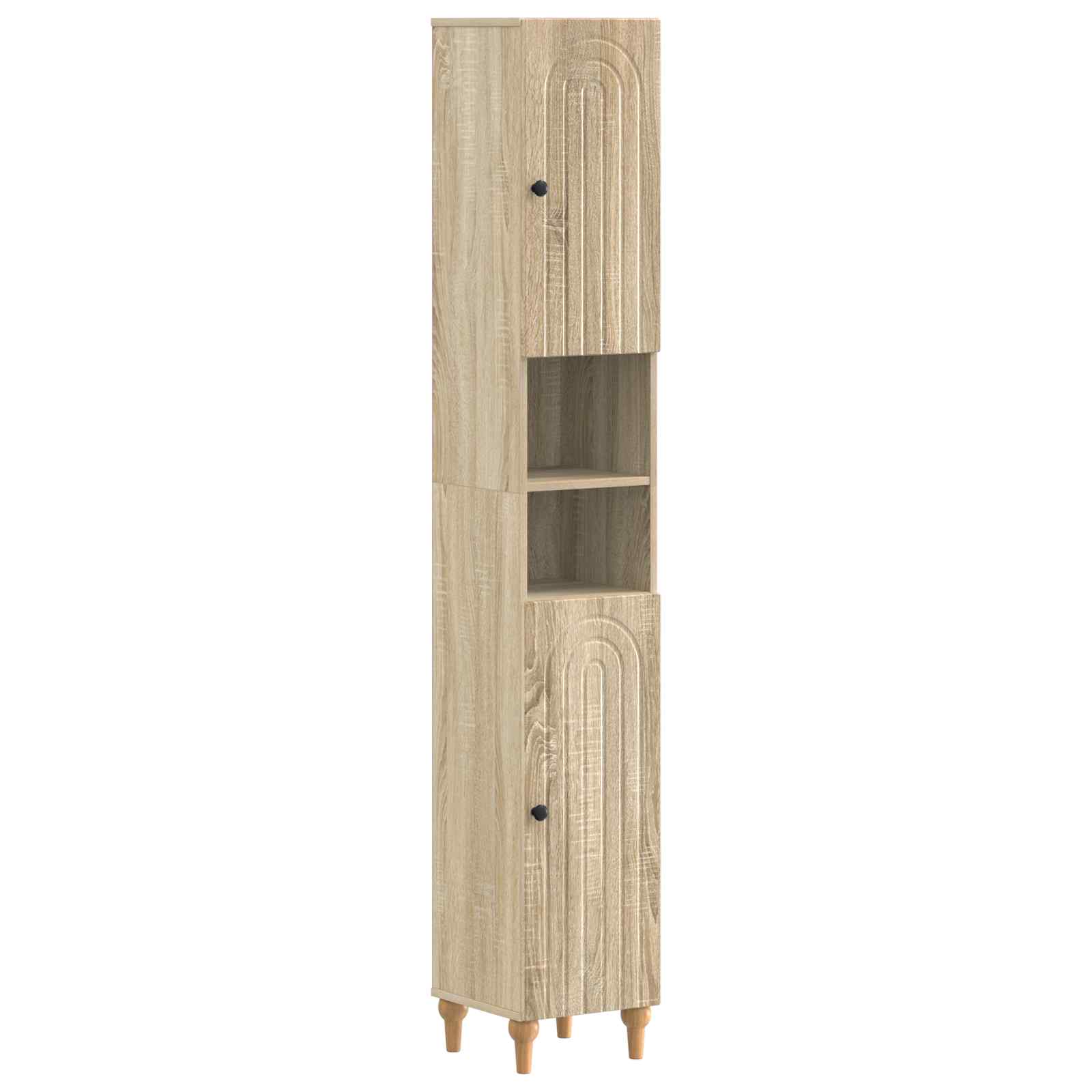 Badkamerkast met Open Plank ALKMAAR Sonoma Eiken – afbeelding 1