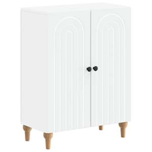 vidaXL Vannitoa hoiukapp ALKMAAR Valge 59,5 x 31 x 80 cm Tehispuit