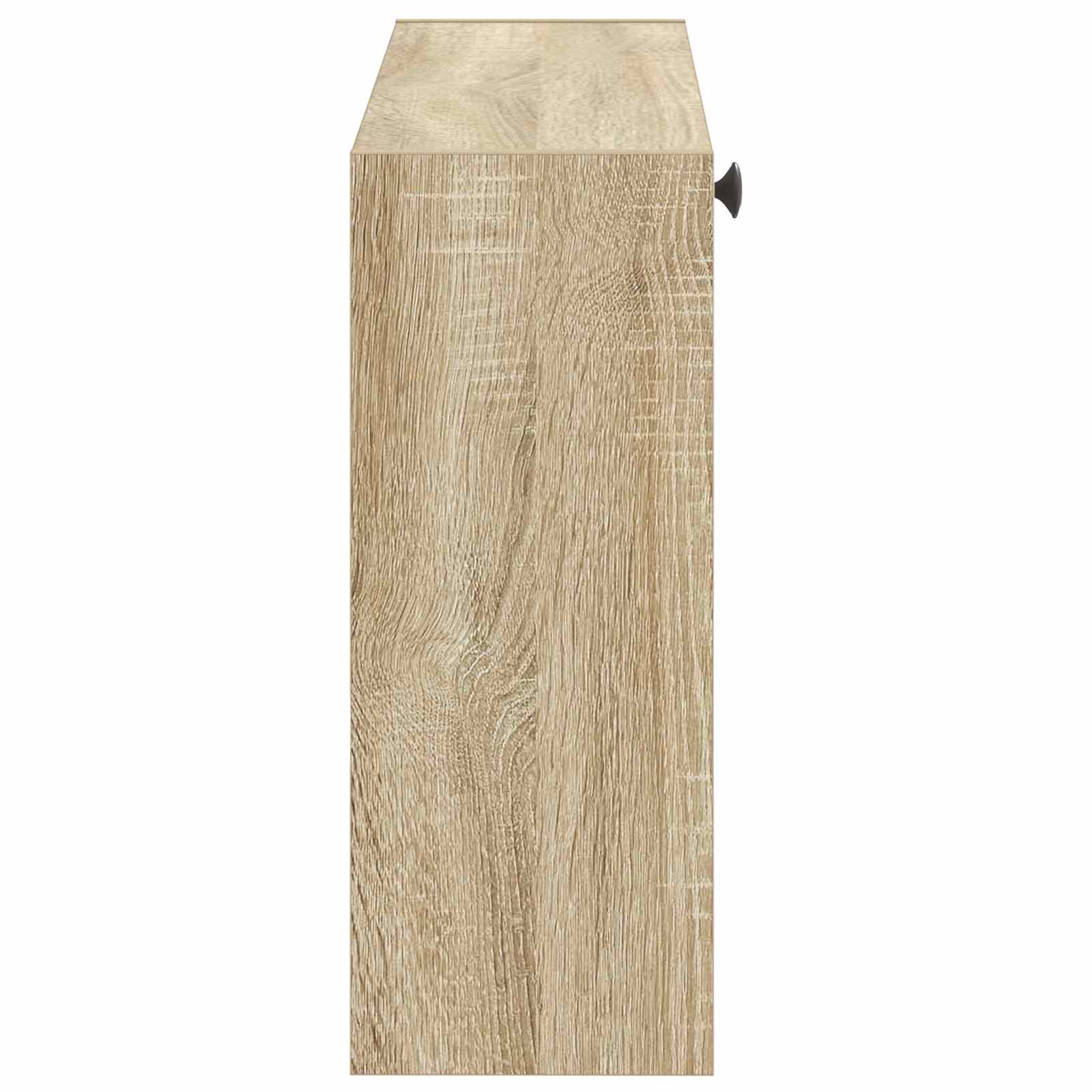 Wandgemonteerde Schoenkast ALKMAAR 71 x 17 x 43 cm Bewerkt hout image 4