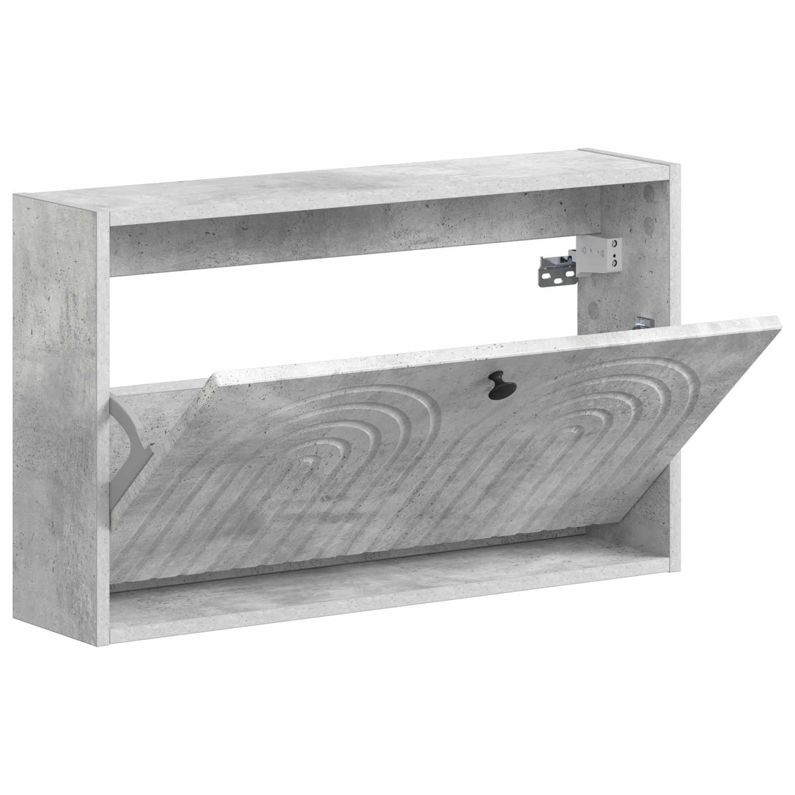 Wandgemonteerde Schoenkast ALKMAAR 71 x 17 x 43 cm Bewerkt hout image 2