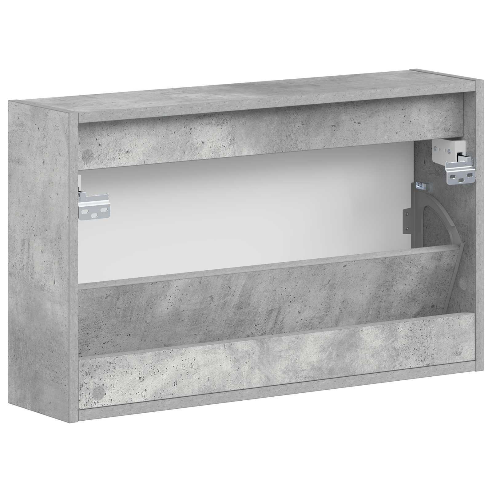 Wandgemonteerde Schoenkast ALKMAAR 71 x 17 x 43 cm Bewerkt hout image 5
