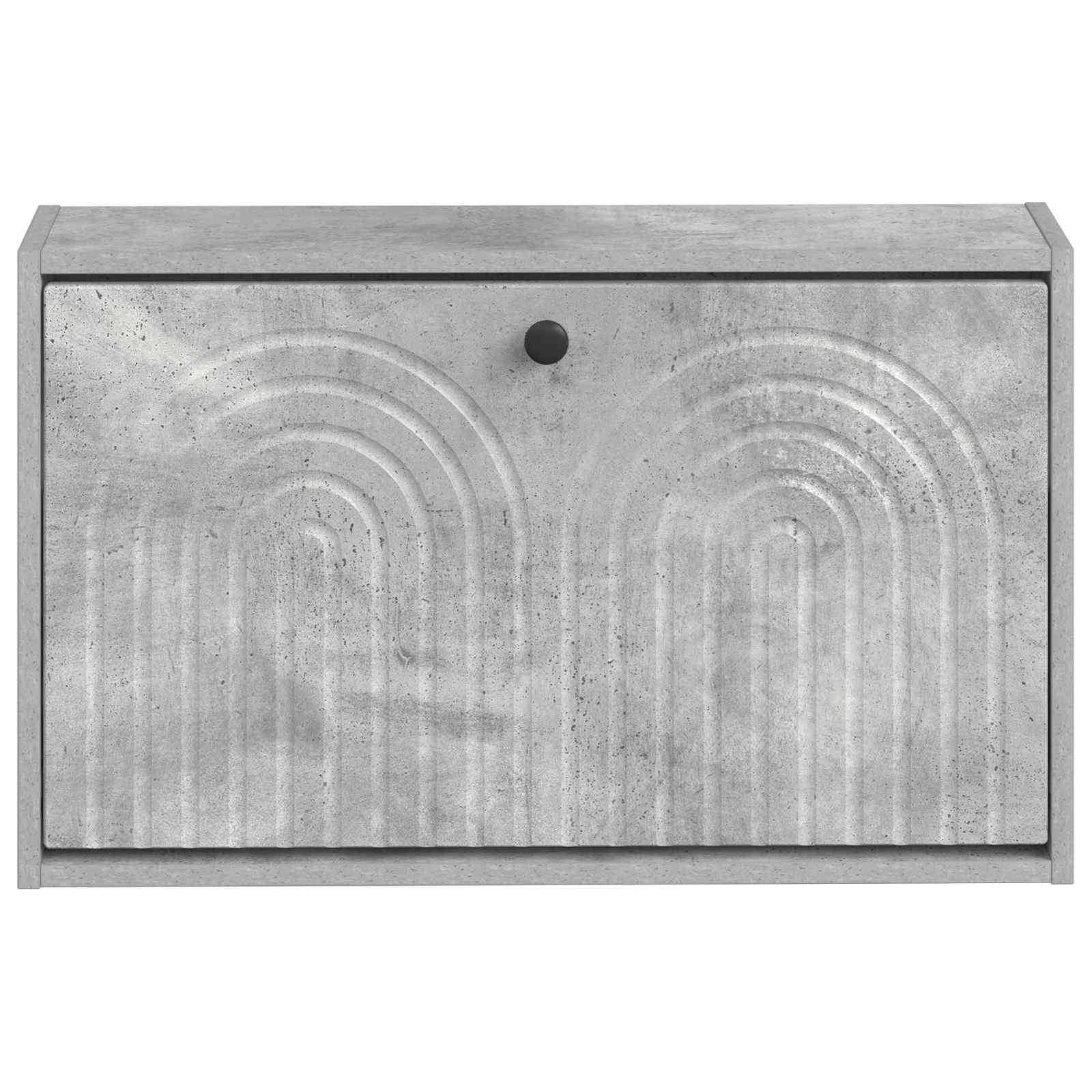 Wandgemonteerde Schoenkast ALKMAAR 71 x 17 x 43 cm Bewerkt hout image 3