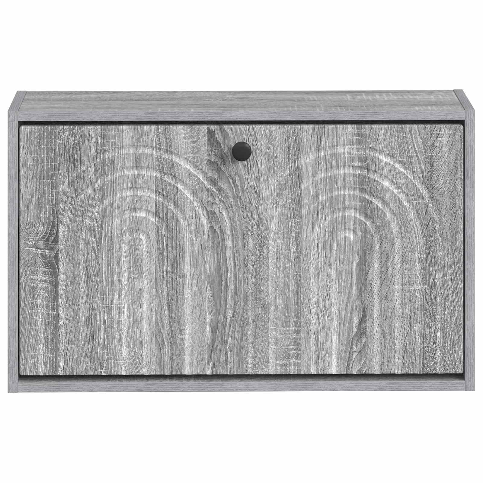 Wandgemonteerde Schoenkast ALKMAAR 71 x 17 x 43 cm Bewerkt hout image 3