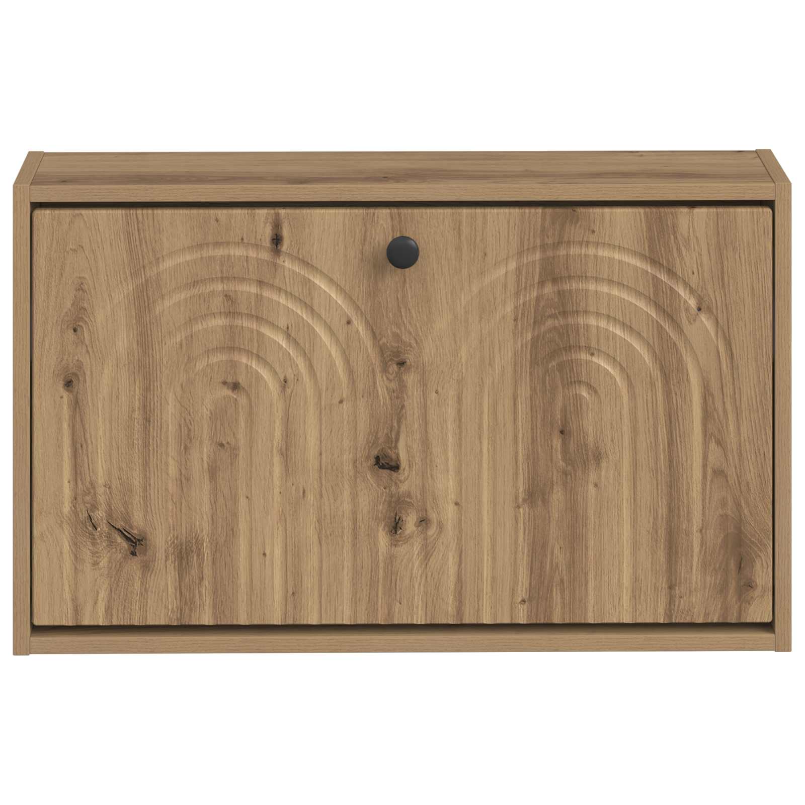 Wandgemonteerde Schoenkast ALKMAAR 71 x 17 x 43 cm Bewerkt hout image 3