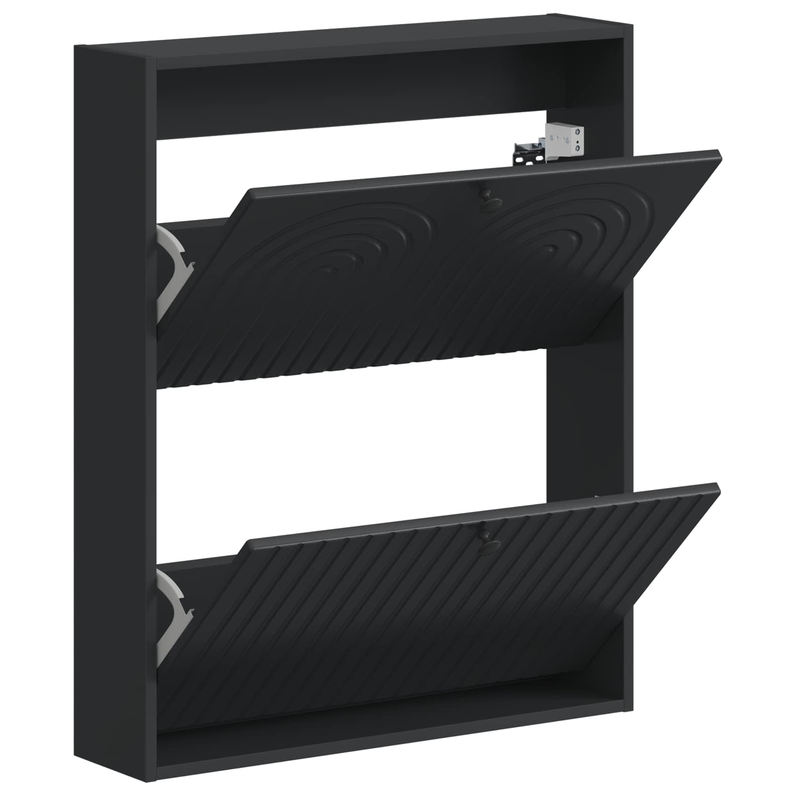 Wandgemonteerde Schoenkast ALKMAAR 71 x 17 x 86 cm Bewerkt hout image 2