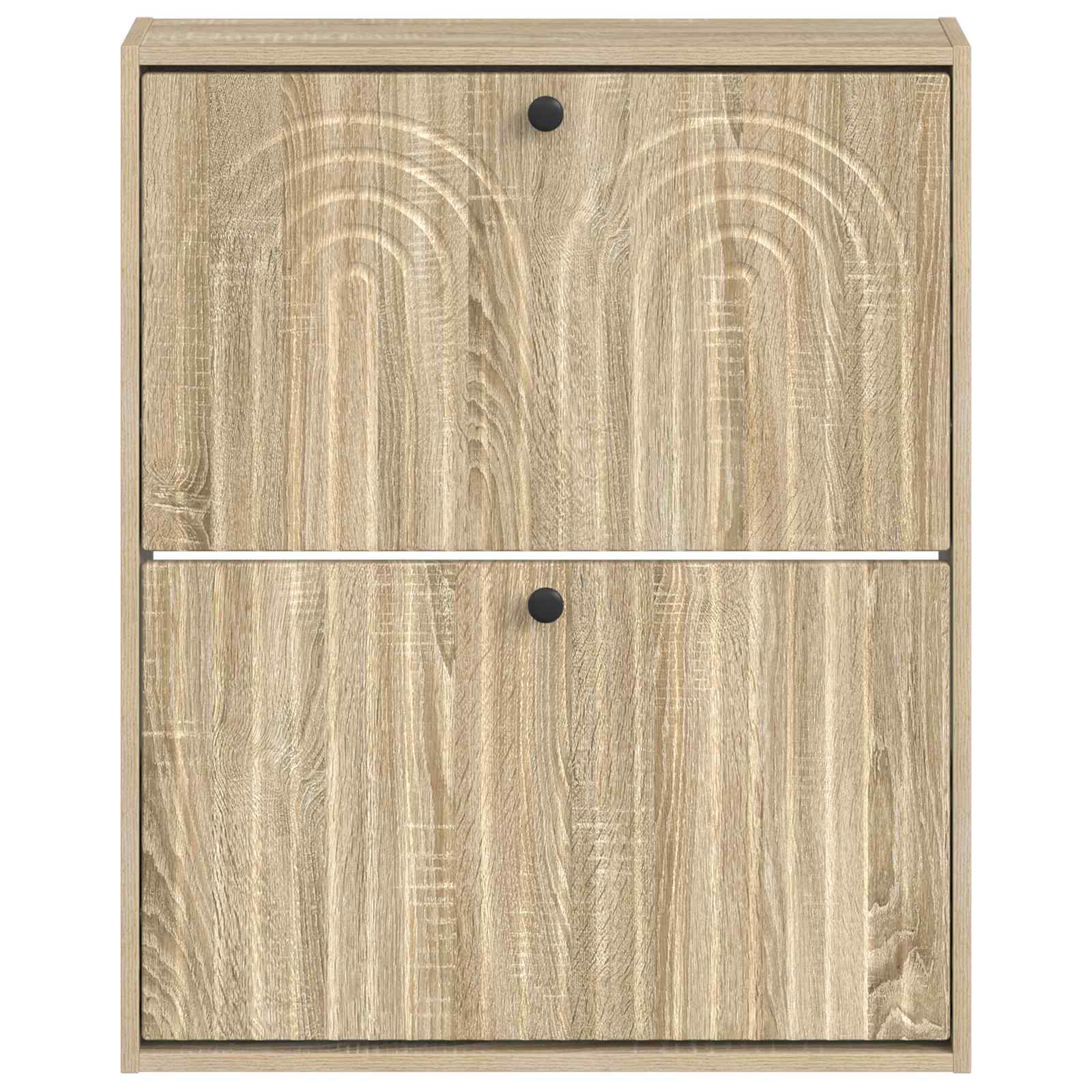 Wandgemonteerde Schoenkast ALKMAAR 71 x 17 x 86 cm Bewerkt hout image 3