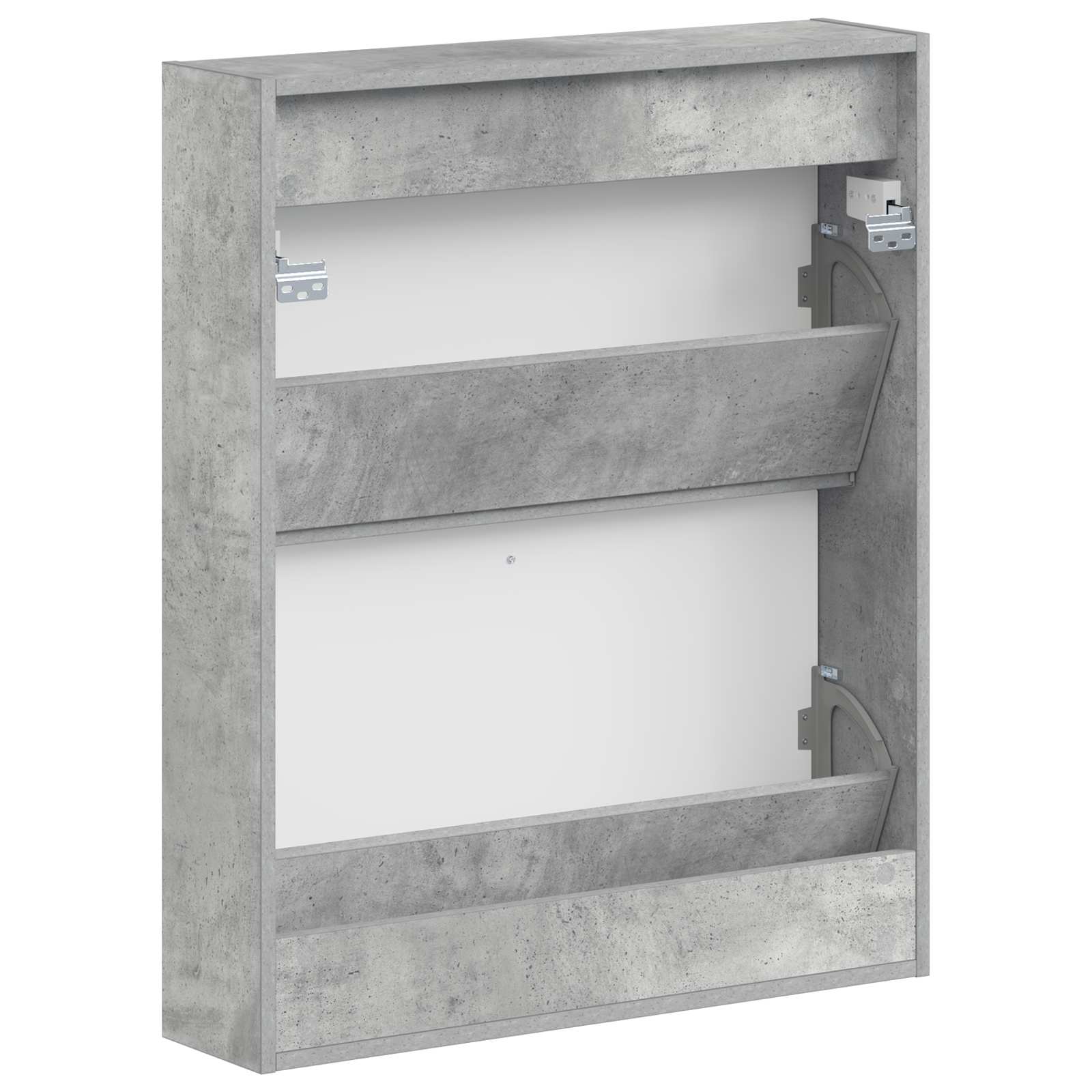 Wandgemonteerde Schoenkast ALKMAAR 71 x 17 x 86 cm Bewerkt hout image 5